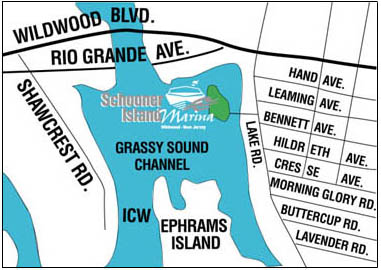 Map of Wildwood New Jersey