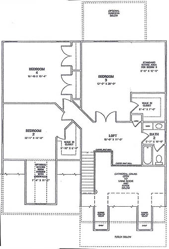 second floor plan