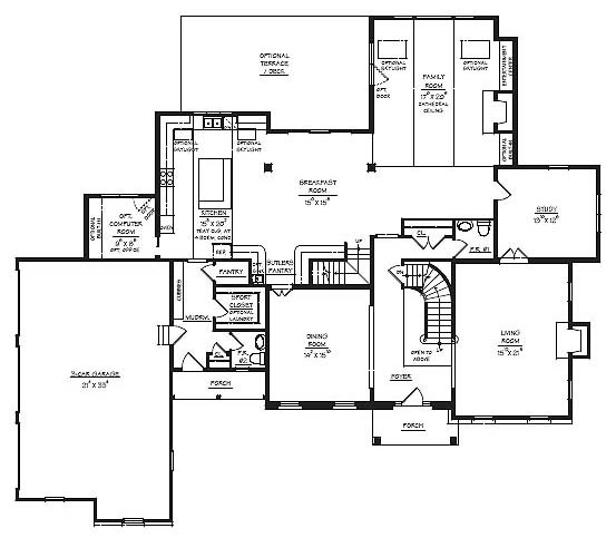 model home floor plan