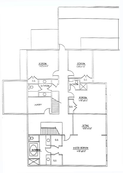 second floor plan