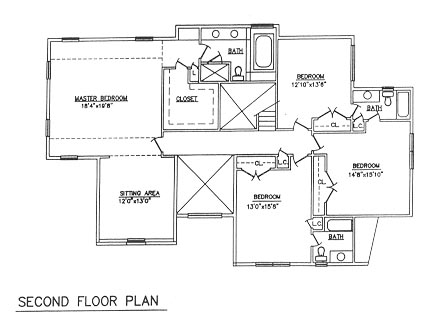 second floor plan