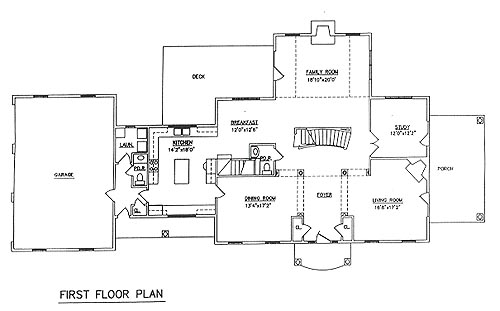 model home floor plan